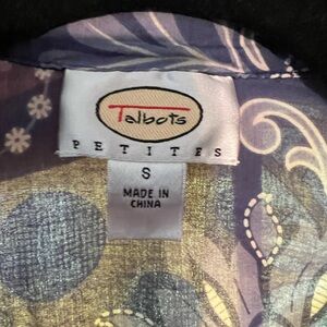 Talbots petites top size small